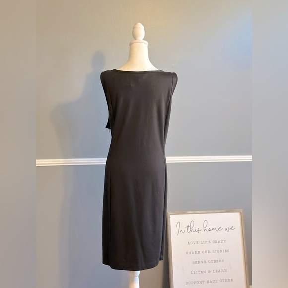 Lane Bryant Gorgeous Classic Sleeveless Little Black Dress LBD Size 28 NWT - Picture 4 of 8